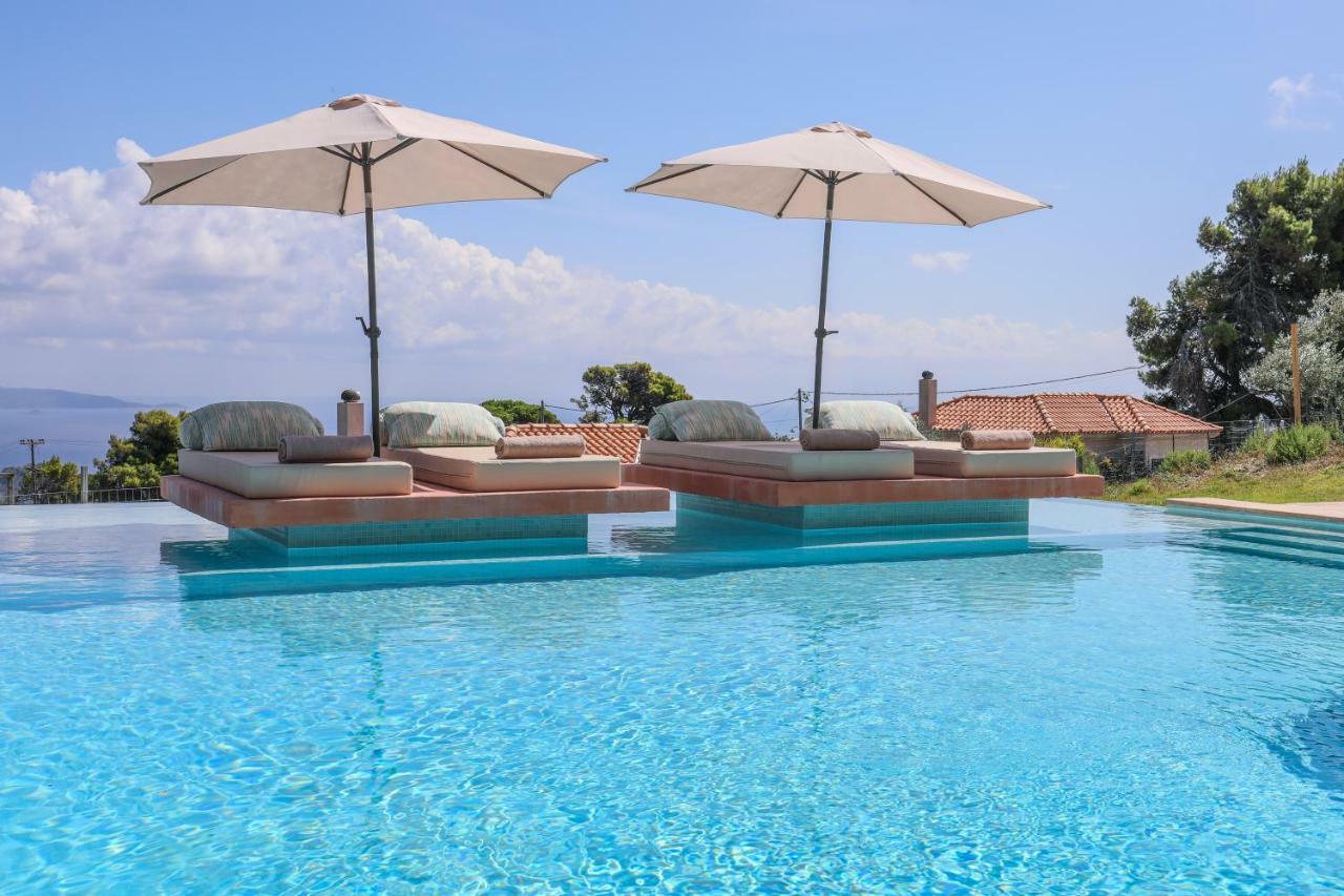 Angio Villas Spa Moni Evaggelistrias Buitenkant foto